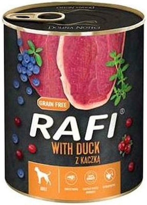 Dolina Noteci Rafi Canned Grain Free Wet Dog Food with Duck 1 x 800gr