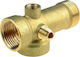 Pipe Tee Brass 1" 250025