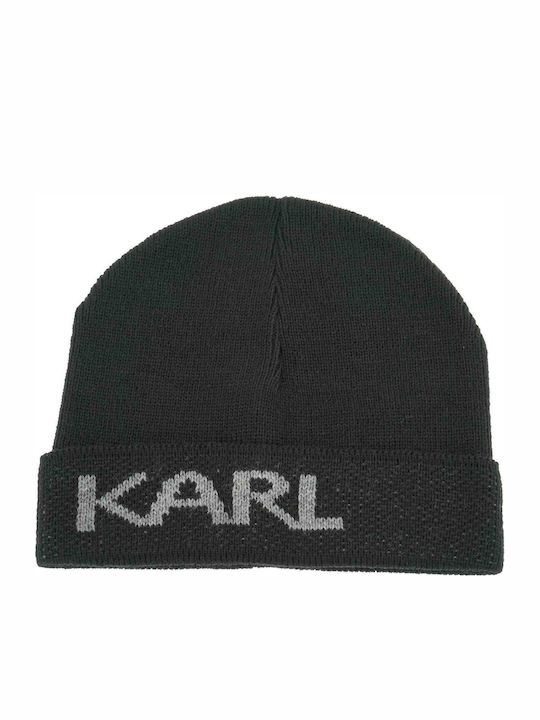 Beanie Beanie Knitted in Black color