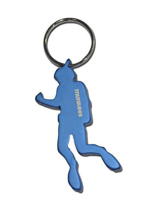 Keychain Opener Diver Metallic