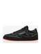 Reebok Club C 85 Γυναικεία Sneakers Core Black / Pure Grey 8 / Vector Red