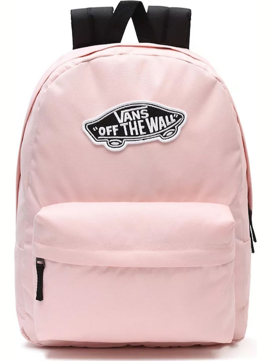 Vans Realm School Bag Backpack Junior High-High School Powder Pink 22lt