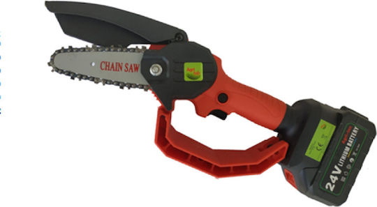 Agritec Pruning Battery Chainsaw 24V 1.1kg with Blade 11cm