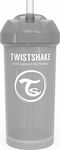 Twistshake Baby & Kleinkind Becher Straw Cup aus Kunststoff Blau 1Stück 360ml für 6m+m+