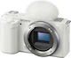 Sony ZV-E10 Mirrorless Cameră Body Albă