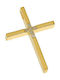 Q-Jewellery Damen Gold Kreuz 14K