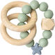 Nibbling Stellar Teething Ring made of Wood for 0 m+ 1pcs BR75816