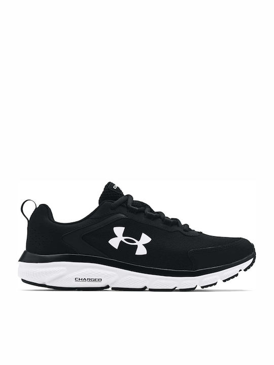 Under Armour Carged Assert 9 Ανδρικά Αθλητικά Παπούτσια Running Black / White