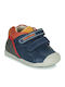 Biomecanics Παιδικό Sneaker High με Σκρατς για Αγόρι Μπλε