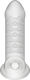 Doc Johnson Kink Jacked Up Thin Extender with Ball Strap Sheer Penis Extension Transparent 15.24cm
