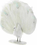 Iliadis Christmas Fabric Figure Peacock White 4...