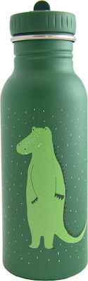 Trixie Kids Stainless Steel Water Bottle Mr Crocodile Green 500ml