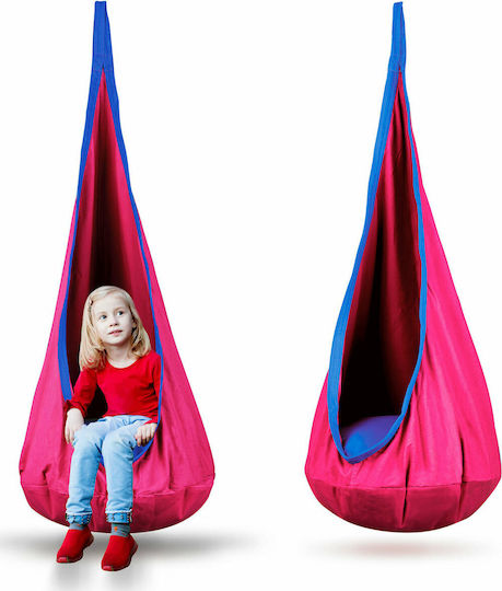 NEO Sport Hanging Fabric Nest Swing For 3+ Years Pink