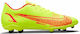 Nike Mercurial Vapor 14 Club FG/MG Niedrig Fußballschuhe mit Stollen Volt / Bright Crimson