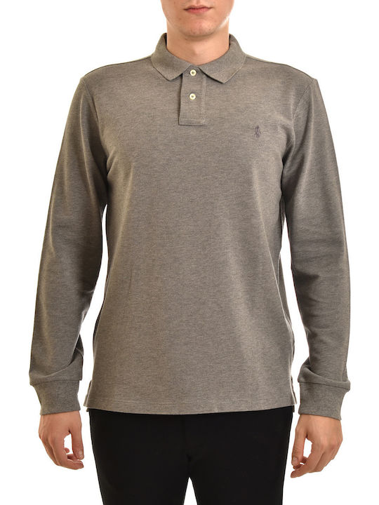 Polo Long Sleeve Blouse Gray