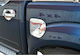 Nissan Stickers Decorative Fuel Cap Tank 501 Nissan Navara D40 2006+ & 2011+ for Car Gas Cap in Silver Color 1pcs
