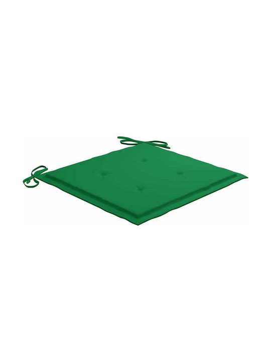 vidaXL Garden Chair Cushion Green 6pcs 40x40cm.