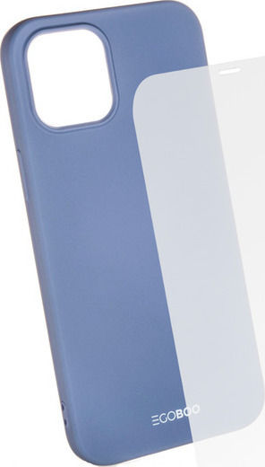 Egoboo Rubber Back Cover Silicon Gri (iPhone 12 Pro Max)