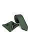 Legend Accessories Synthetic Men's Tie Set Monochrome Dark Green