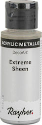 Rayher Extreme Sheen Acrylic Paint Set in Silver color Silver Iridiscent 59ml 1pcs 35014608