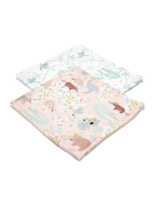La Millou Dundee & Friends Muslin Changing Pads...