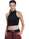 BodyTalk 1212-903224 Women's Sports Bra without Padding Black 1212-903224-00100