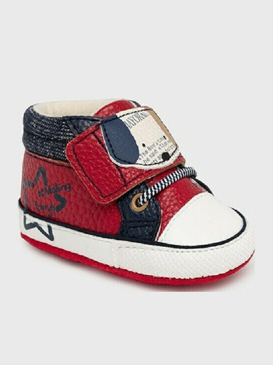 Mayoral Baby Booties Red