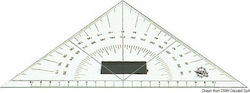 Eval Bootslinie 01758Dreieckiger Winkelmesser 45 Grad mit Griff