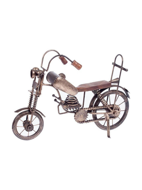 Inart Antic Bicicletă Decorativă Metal Bronz 48x10x30cm 1buc