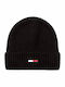 Beanie Beanie with Rib Knit in Black color