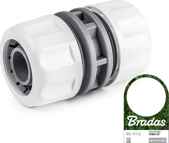 Bradas Power Jet WL-2112 Irrigation Hose Connection 25.4mm White