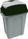 Dianomiki Plastic Waste Bin 50lt Gray