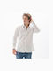 Men's Shirt with micro pattern white