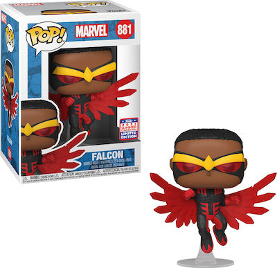 Funko Pop! Marvel: Marvel - Falcon 881 Cap de bobble Ediție limitată