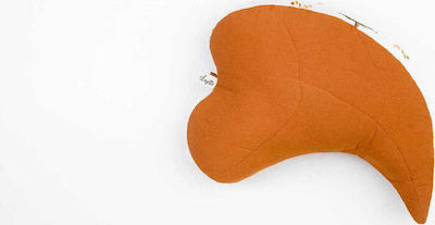 Stillkissen Leaf Orange 50cm