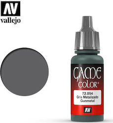 Acrylicos Vallejo Game Model Making Paint Gunmetal 18ml