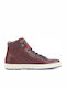 5373 Leder Burgundisch Herrenstiefel