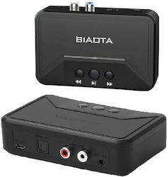BT300 Bluetooth 5 Receptor Bluetooth cu porturi de ieșire RCA / Jack de 3,5 mm / Optic