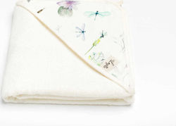 Layette Βρεφική Κάπα-Μπουρνούζι με Κουκούλα 85x85εκ.