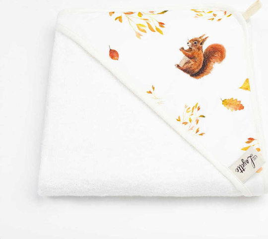 Layette Baby Bath Towel with Hooded 85x85cm