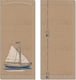 PaperQ Serviettenhülle Luxus 2F Braun 25x11cm 1000 cm Stück