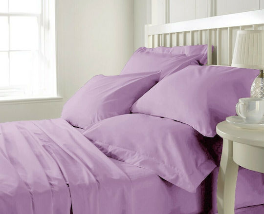 Anna Riska Sheet Super-Double 240x270cm. Prestige Lilac