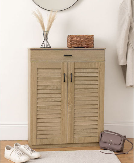 Ξύλινη με 4 Ράφια Μπεζ 68x32x98cm 810703 Ξύλινη με 4 Ράφια Μπεζ 68x32x98cm 810703