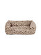 Pet Camelot Sofa Dog Bed Beige 61x48cm. 6026