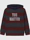 Fleece Kids Sweatshirt with Hood and Pockets Burgundy