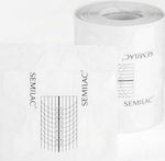 Semilac Φαρδικες 100τμχ False Nail Form Roll 100pcs