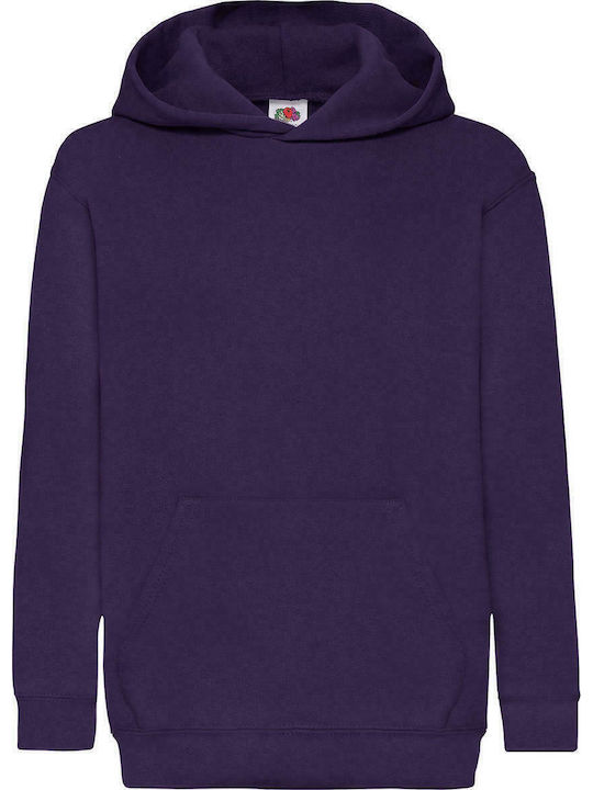 Fruit of the Loom Kids Sweatshirt Purple