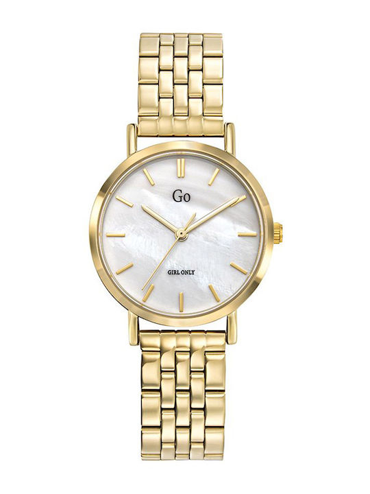 Go Girl Only Damenuhr 32mm Batterie mit Gold Rostfreier Stahl Armband