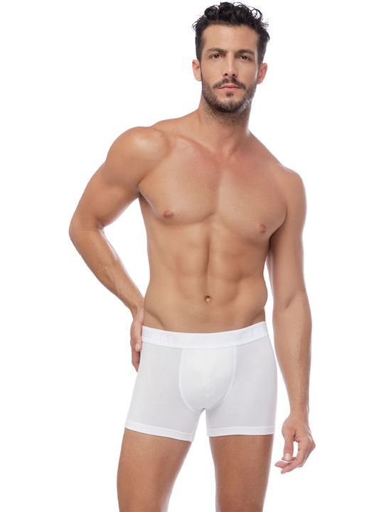 Minerva 90-20480 Men's Boxers White 2Pack 90-20480-005