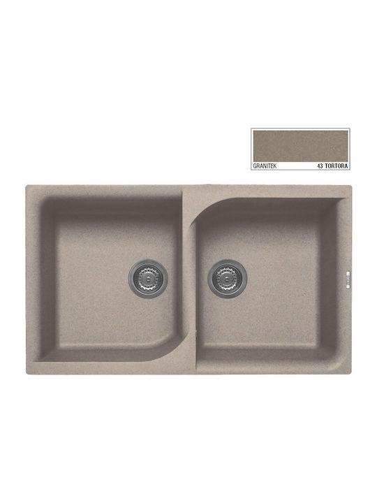 Elleci Ego 450 Granitek LGE45043 Drop-In Chiuve...